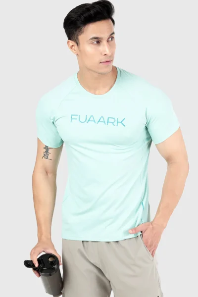 Aura Textured T-shirt Sea Green